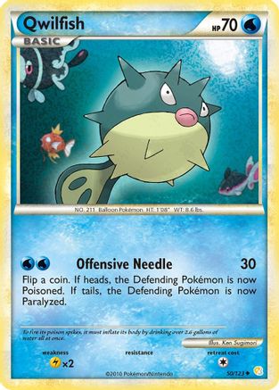 Qwilfish - 50/123 - Uncommon - Reverse Holo