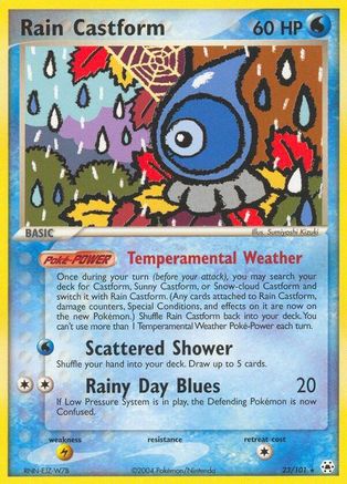 Rain Castform - 23/101 - Rare