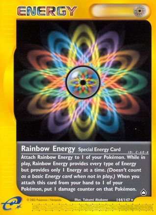 Rainbow Energy - 144/147 - Rare - Reverse Holo