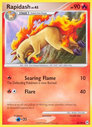 Rapidash (47) - 47/99 - Uncommon