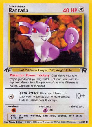 Rattata 066/82  - Unlimited Team Rocket - Common