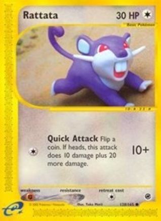 Rattata - 128/165 - Common - Reverse Holo