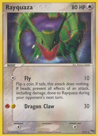 Rayquaza 003/017  - Holofoil POP Series 1 - Rare