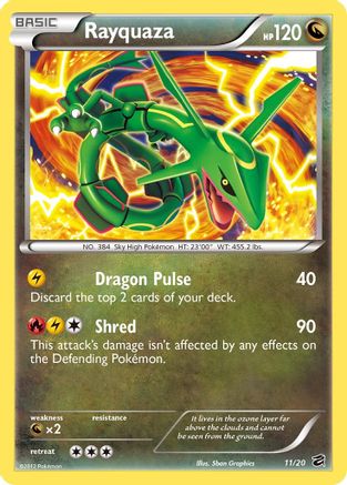 Rayquaza - 11/20 - Holo Rare