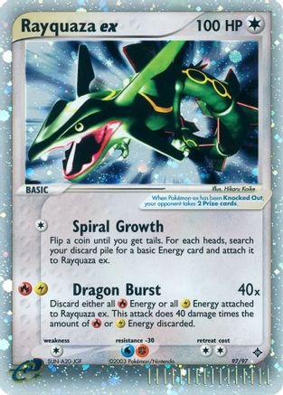 Rayquaza EX - 97/97 - Ultra Rare