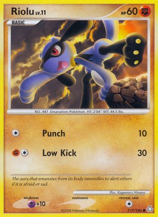 Riolu - 117/146 - Common