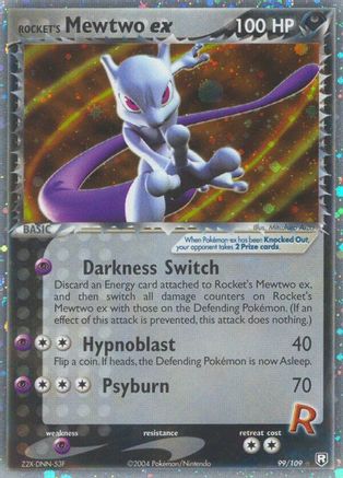 Rocket's Mewtwo EX - 99/109 - Ultra Rare