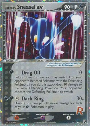 Rocket's Sneasel EX - 103/109 - Ultra Rare
