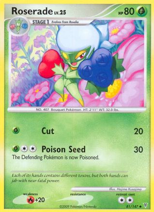 Roserade - 81/147 - Uncommon - Reverse Holo