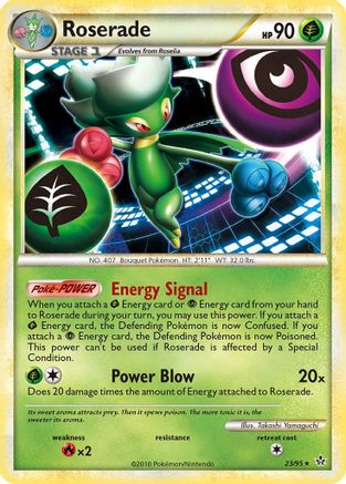 Roserade  Unleashed - Rare