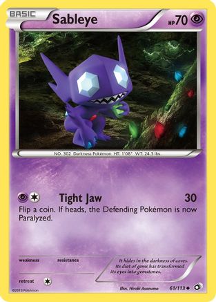 Sableye - 61/113 - Uncommon