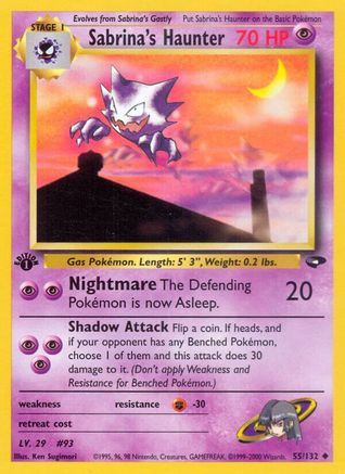 Sabrina's Haunter 055  - Unlimited Gym Challenge - Uncommon