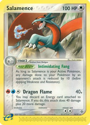 Salamence - 19/97 - Rare - Reverse Holo