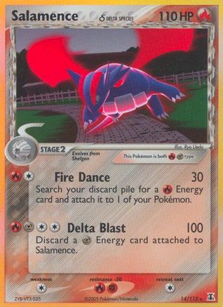 Salamence (Delta Species) - 14/113 - Holo Rare