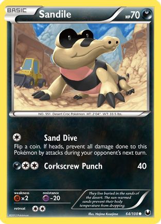 Sandile - 64/108 - Common - Reverse Holo