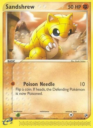 Sandshrew - 75/100 - Common - Reverse Holo