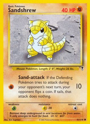 Sandshrew - 91/110 - Common