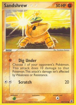 Sandshrew - 82/113 - Common - Reverse Holo