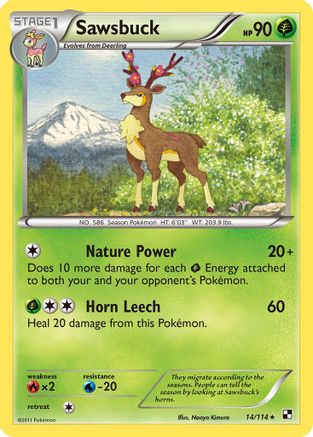 Sawsbuck - 14/114 - Rare