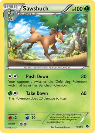 Sawsbuck - 16/98 - Rare