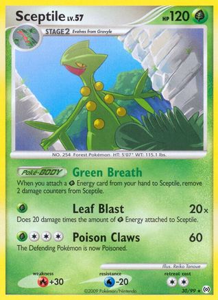 Sceptile (30) - 30/99 - Rare - Reverse Holo