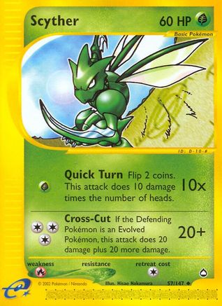 Scyther - 57/147 - Uncommon - Reverse Holo