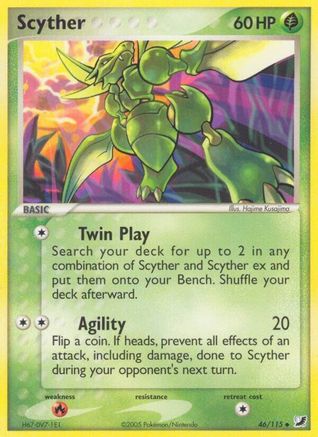 Scyther - 46/115 - Uncommon - Reverse Holo