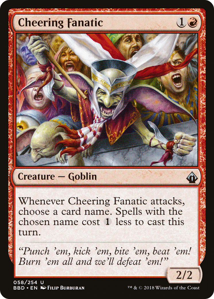 Cheering Fanatic (BBD-058)  Foil