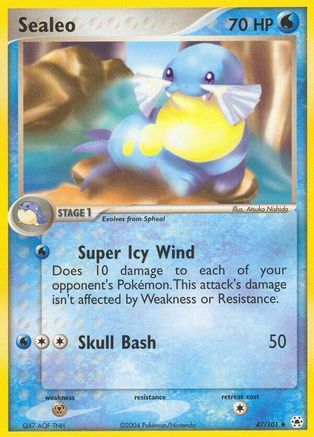 Sealeo - 47/101 - Uncommon - Reverse Holo