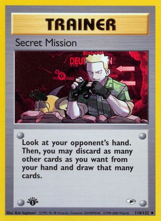 Secret Mission 118  - Unlimited Gym Heroes - Uncommon