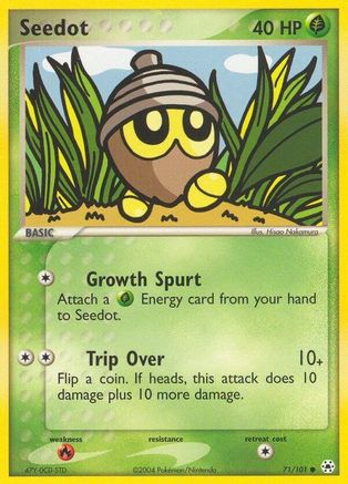 Seedot - 71/101 - Common - Reverse Holo