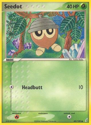 Seedot - 60/100 - Common - Reverse Holo