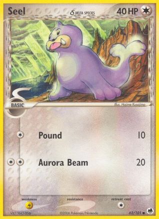 Seel (Delta Species) 062/101  Dragon Frontiers - Common
