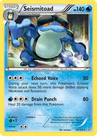 Seismitoad  - Reverse Holofoil Dragons Exalted - Rare