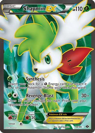 Shaymin EX (94 Full Art) - 94/99 - Ultra Rare