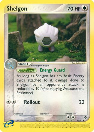 Shelgon - 41/97 - Uncommon - Reverse Holo