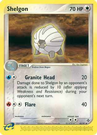 Shelgon - 42/97 - Uncommon