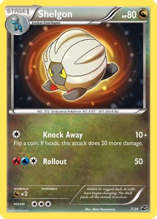 Shelgon - 7/20 - Holo Rare