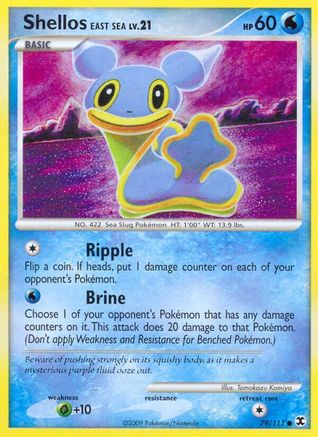 Shellos East Sea - 79/111 - Common - Reverse Holo