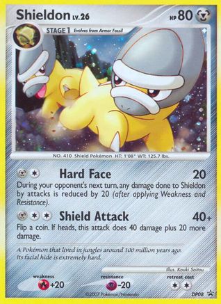 Shieldon - DP08  - Holofoil Diamond and Pearl Promos - Promo