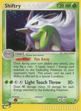 Shiftry - 12/100/100  - Holofoil  - Holo Rare