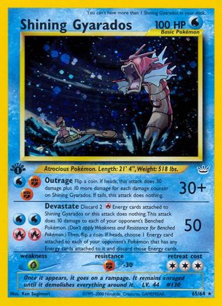 Shining Gyarados - 65/64 - Secret Rare - Unlimited