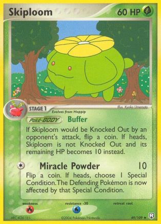 Skiploom - 49/109 - Uncommon - Reverse Holo