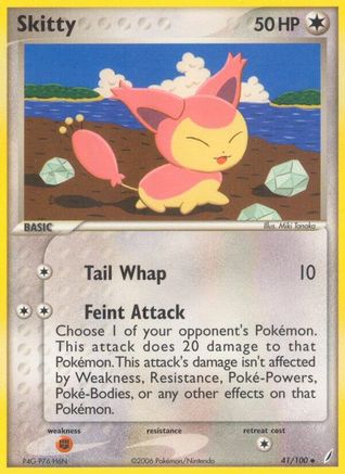 Skitty - 41/100 - Uncommon - Reverse Holo