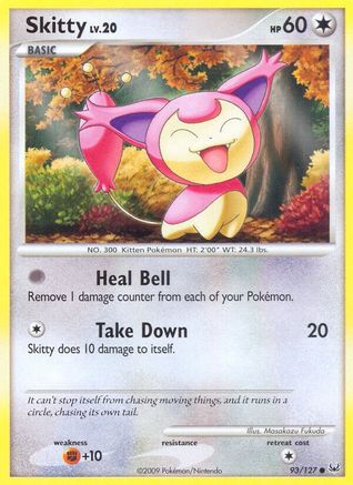 Skitty - 93/127 - Common - Reverse Holo