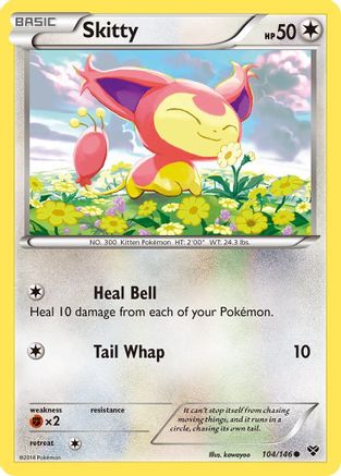 Skitty - 104/146 - Common - Reverse Holo