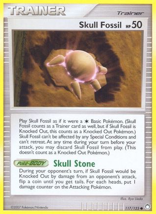Skull Fossil - 117/123 - Common - Reverse Holo