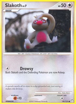 Slakoth - 99/123 - Common - Reverse Holo