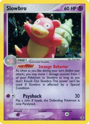 Slowbro - 14/112 - Holo Rare