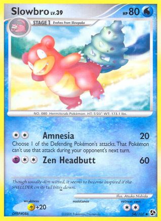 Slowbro - 54/106 - Uncommon - Reverse Holo